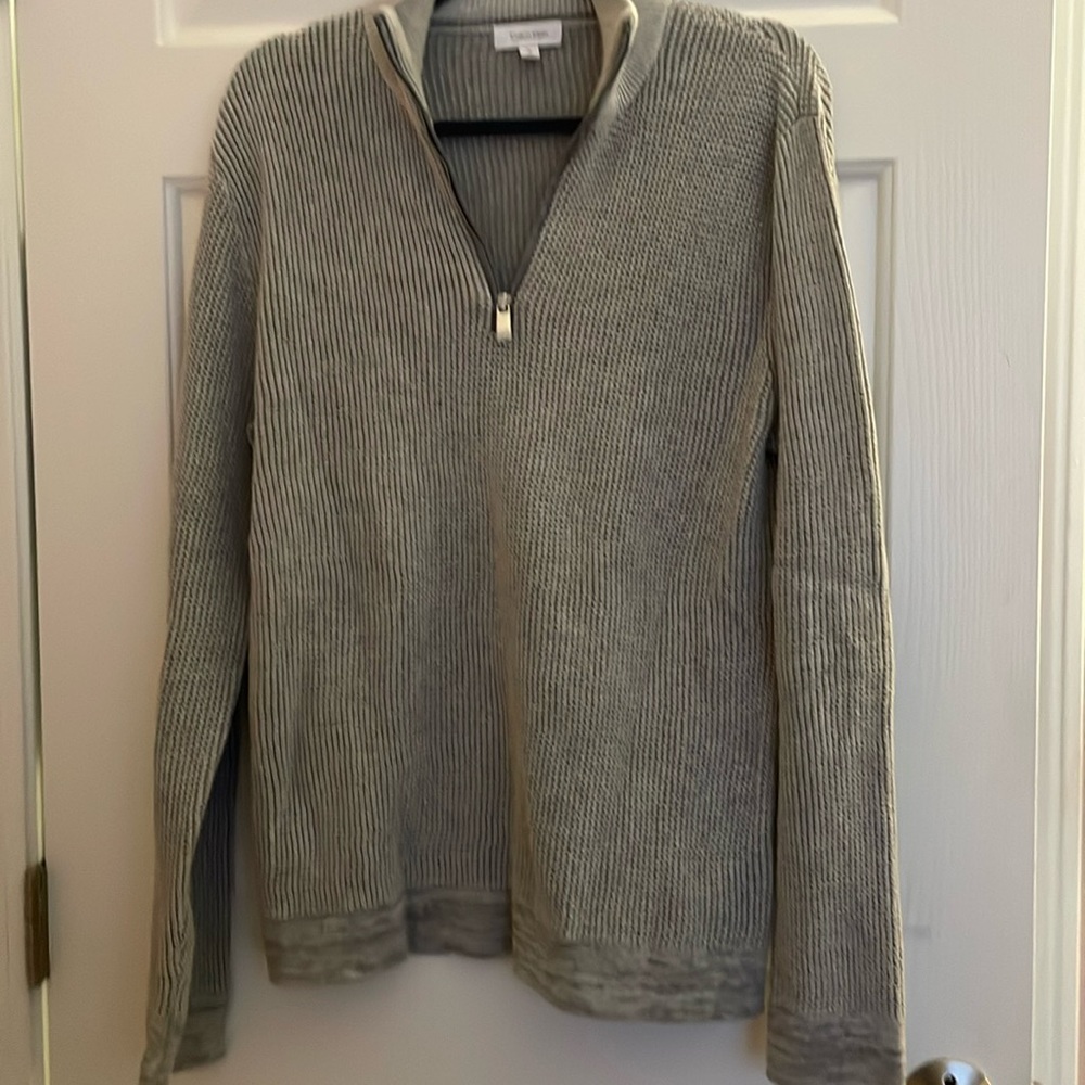 Perfect mid season layer—Quarter zip thermal CK shirt
